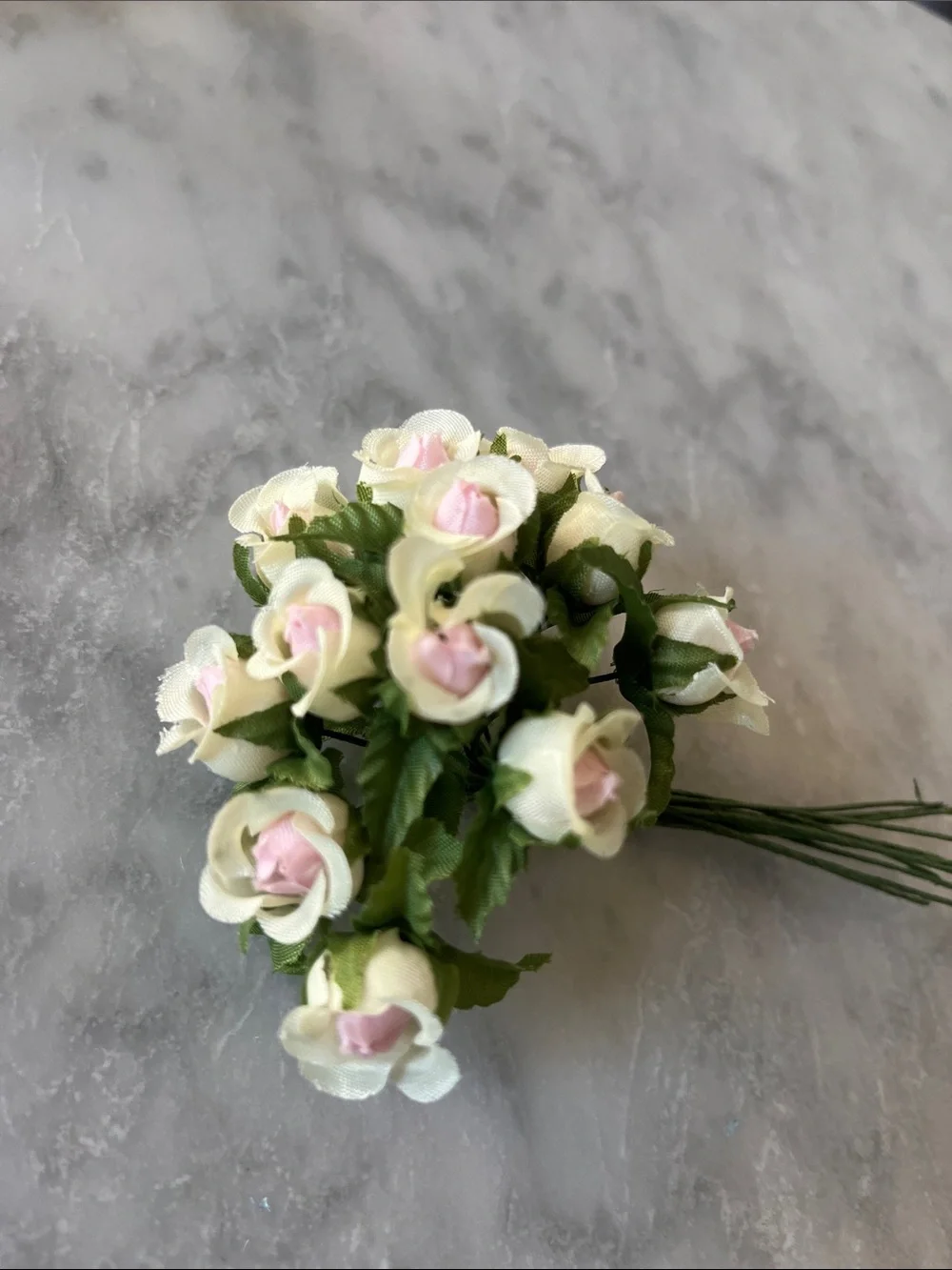 Assorted Silk and Paper Flower Bundles - Blue, White, Pink, Cream, Green